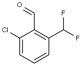 2-Chloro-6-(difluoromethyl)benzaldehyde Structure