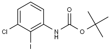 tert-butyl (3-chloro-2-iodophenyl)carbamate Structure