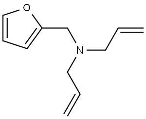 N-(呋喃-2-基甲基)-N-丙基-2-烯丙基-2-烯-1-胺 结构式