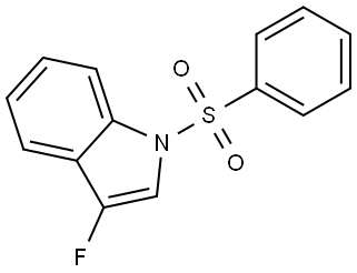 1-(benzenesulfonyl)-3-fluoro-1H-indole Structure
