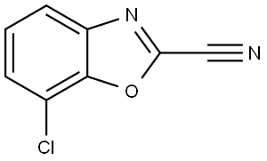 7-chlorobenzo[d]oxazole-2-carbonitrile Structure