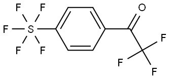 (OC-6-21)-Pentafluoro[4-(2,2,2-trifluoroacetyl)phenyl]sulfur Structure