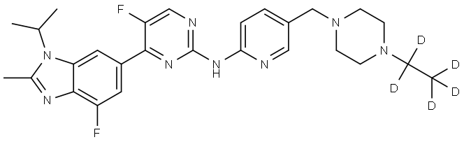 Abemaciclib D5 Struktur