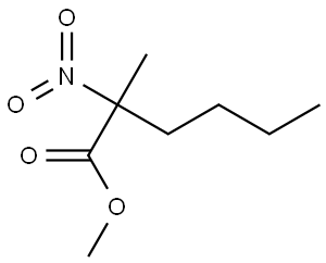 methyl 2-methyl-2-nitrohexanoate Structure