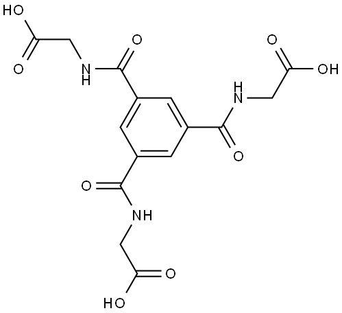 N,N',N''-tris(carboxymethyl)-1,3,5-benzenetricarboxamide Structure