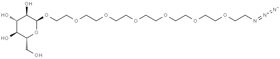 Azido-PEG7-alpha-D-mannose Struktur