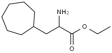 ethyl 2-amino-3-cycloheptylpropanoate Structure