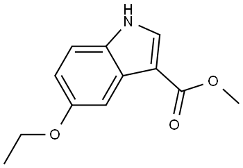 methyl 5-ethoxy-1H-indole-3-carboxylate Structure