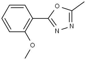 2-(2-methoxyphenyl)-5-methyl-1,3,4-oxadiazole Structure