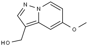 (5-Methoxypyrazolo[1,5-a]pyridin-3-yl)methanol Struktur