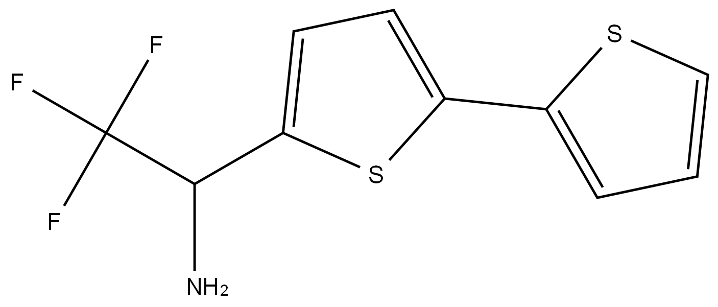 α-(Trifluoromethyl)[2,2′-bithiophene]-5-methanamine Structure