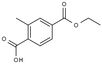 4-(Ethoxycarbonyl)-2-methylbenzoic acid Structure