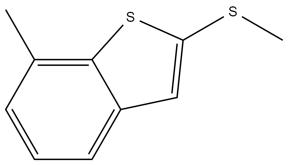 7-methyl-2-(methylthio)benzo[b]thiophene,1824310-76-0,结构式
