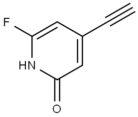 4-Ethynyl-6-fluoropyridin-2(1H)-one Struktur