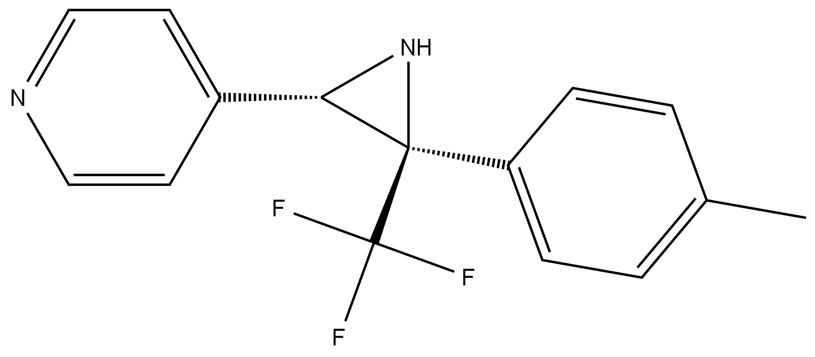 rac-(2S,3R)-3-(p-tolyl)-3-((trifluoromethyl)aziridin-2-yl)pyridine,1839523-23-7,结构式