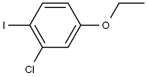 2-chloro-4-ethoxy-1-iodobenzene Struktur