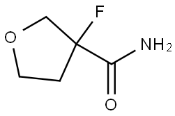 3-fluorotetrahydrofuran-3-carboxamide Structure