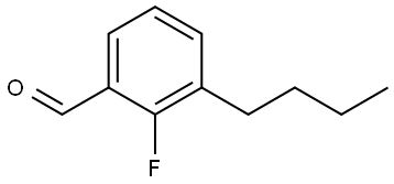 3-Butyl-2-fluorobenzaldehyde Structure
