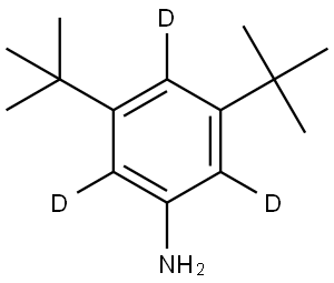 3,5-DI-TERT-BUTYLANILINE-D3 Struktur