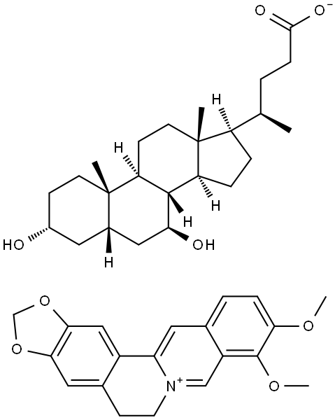 Berberine ursodeoxycholate(HTD1801) Struktur
