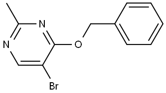 4-(Benzyloxy)-5-bromo-2-methylpyrimidine Structure