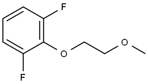 1,3-difluoro-2-(2-methoxyethoxy)benzene Structure