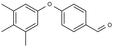 Benzaldehyde, 4-(3,4,5-trimethylphenoxy)- Structure