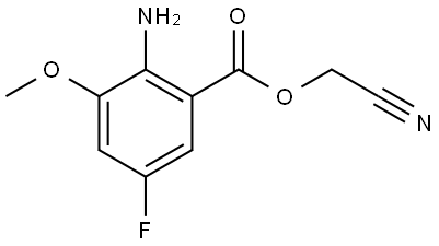 1878451-02-5 Cyanomethyl 2-amino-5-fluoro-3-methoxybenzoate