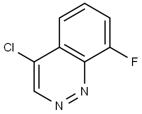 4-Chloro-8-fluorocinnoline Structure