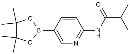 2-Methyl-N-[5-(4,4,5,5-tetramethyl-1,3,2-dioxaborolan-2-yl)-2-pyridinyl]propa... Structure