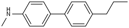 N-Methyl-4'-propyl[1,1'-biphenyl]-4-amine Structure