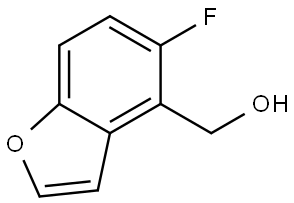 (5-Fluorobenzofuran-4-yl)methanol Structure