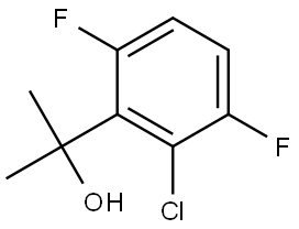 2-(2-chloro-3,6-difluorophenyl)propan-2-ol Structure