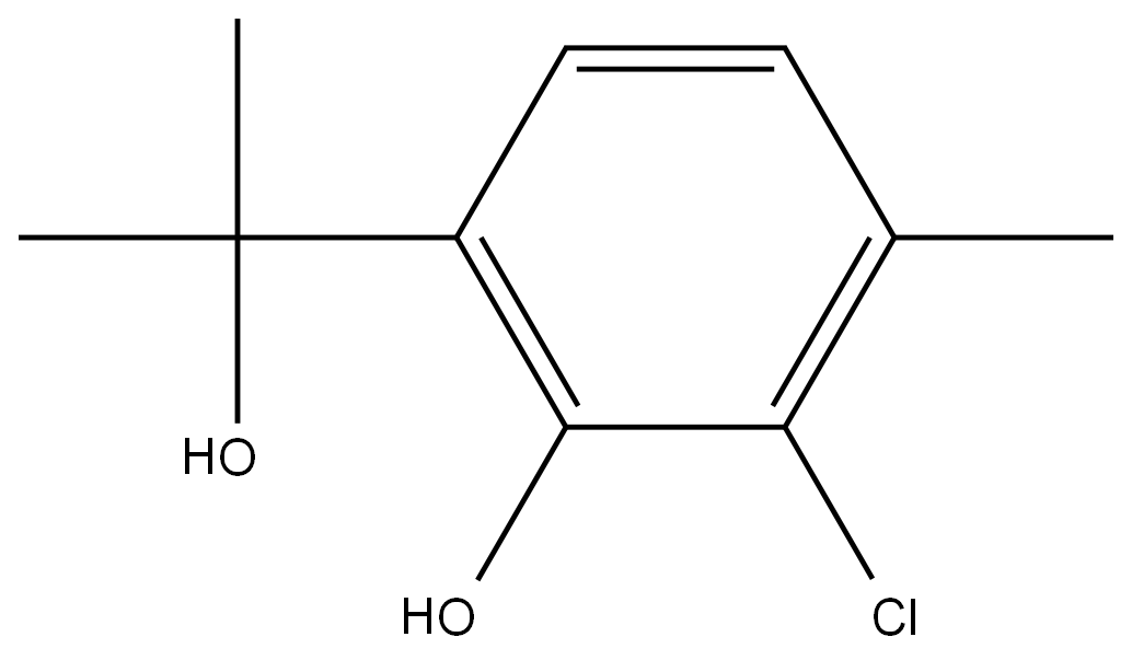 3-Chloro-2-hydroxy-α,α,4-trimethylbenzenemethanol Structure