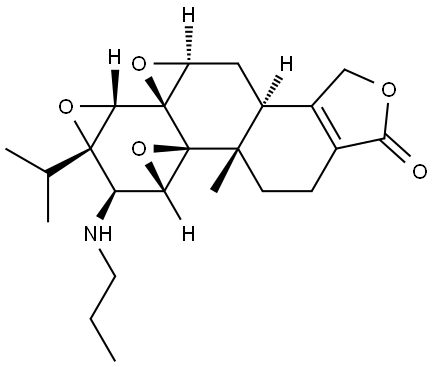 雷公藤甲素杂质16 结构式
