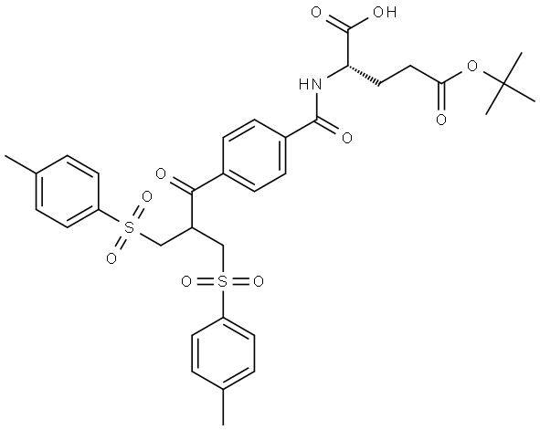 Bis-Sulfone-Glu(OtBu)-OH Struktur