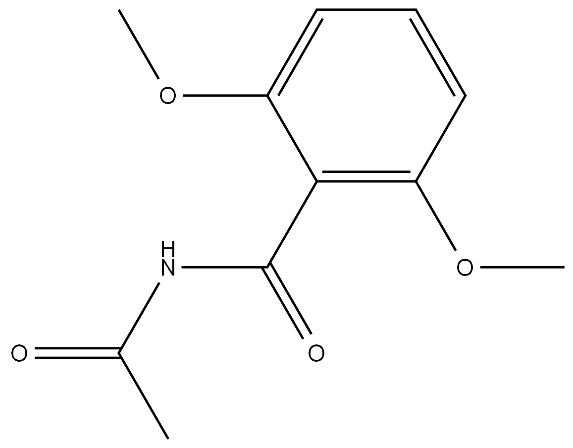 N-Acetyl-2,6-dimethoxybenzamide Structure