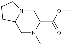 Pyrrolo[1,2-a]pyrazine-3-carboxylic acid, octahydro-2-methyl-, methyl ester