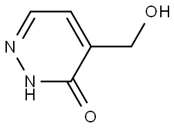 4-(Hydroxymethyl)-3(2H)-pyridazinone Struktur