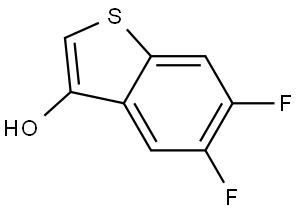 5,6-Difluorobenzo[b]thiophene-3-ol Structure