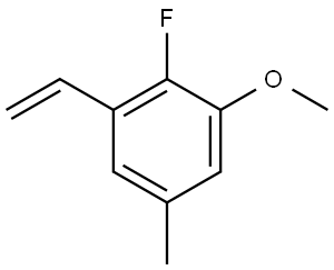 1-Ethenyl-2-fluoro-3-methoxy-5-methylbenzene Structure