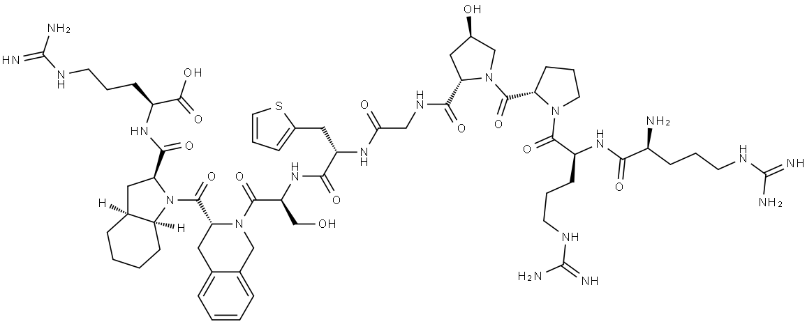 [L-Arg1]-Icatibant Struktur