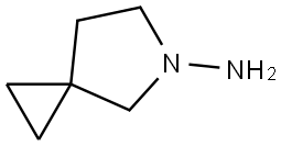 5-Azaspiro[2.4]heptan-5-amine Struktur