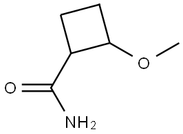 2-methoxycyclobutane-1-carboxamide,1936569-32-2,结构式