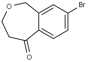 8-Bromo-3,4-dihydrobenzo[c]oxepin-5(1H)-one Structure
