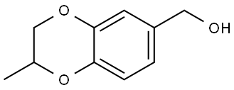 2,3-Dihydro-2-methyl-1,4-benzodioxin-6-methanol Struktur