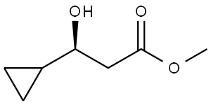 Cyclopropanepropanoic acid, β-hydroxy-, methyl ester, (βS)- Struktur