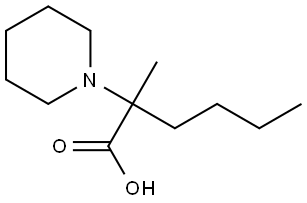 2-methyl-2-(piperidin-1-yl)hexanoic acid Structure