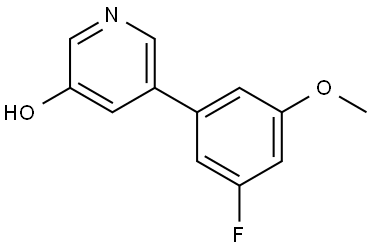 5-(3-Fluoro-5-methoxyphenyl)-3-pyridinol Structure