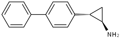 trans-2-(4-Biphenylyl)cyclopropanamine Structure
